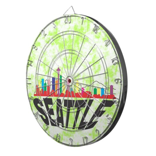 Seattle Dartscheibe (Vorderseite rechts)