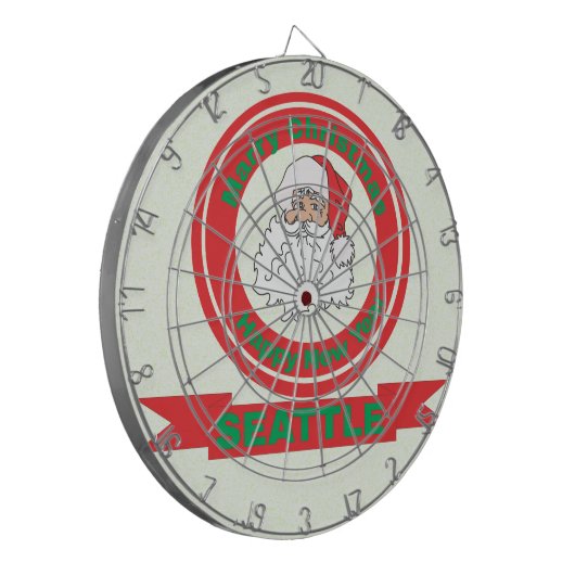 Seattle Dartscheibe (Vorderseite Links)