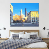 Seattle Downtown Leinwanddruck (Insitu (Schlafzimmer))