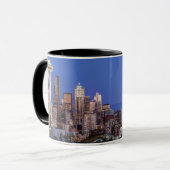 Seattle, Downtown und Rainier am Twilight Tasse (Vorderseite Links)