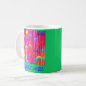 Seattle Drizzle farbenfrohe Regenschirme und Regen Kaffeetasse (Vorderseite Links)