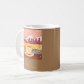Seattle Drizzle und Coffee Water Color Kaffeetasse (Vorderseite Links)