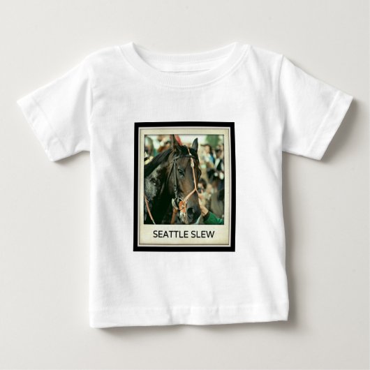 Seattle-DurchlaufThoroughbred 1978 Baby T-shirt (Vorderseite)
