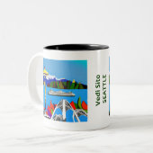 Seattle Emerald City Image Tasse (Vorderseite Links)