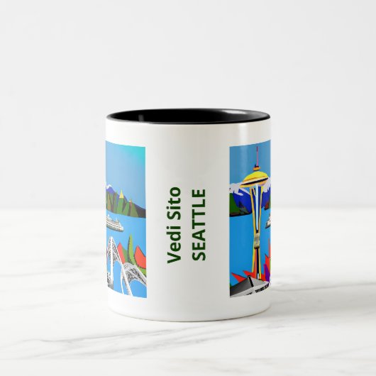 Seattle Emerald City Image Tasse (Mittel)