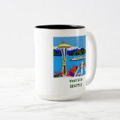 Seattle Emerald City Image Tasse (VorderseiteRechts)