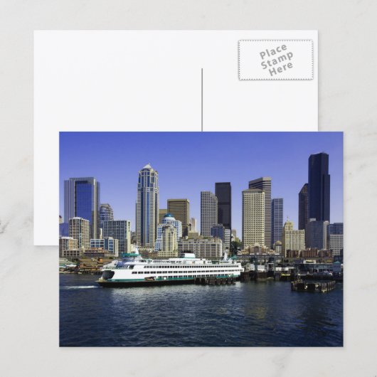 Seattle-Fähre Washington State Postkarte (Vorne/Hinten)