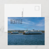 Seattle Ferries Postkarte (Vorne/Hinten)
