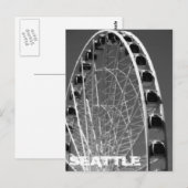 Seattle Ferris Wheel Postkarte (Vorne/Hinten)