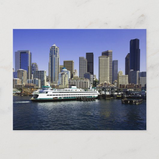 Seattle Ferry Washington Staat Postkarte (Vorderseite)