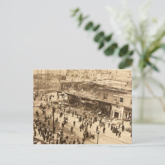 Seattle Fire 1910 Postkarte (Stehend Vorderseite)