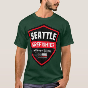 Seattle Fire Rescue Firefighter First Responder T-Shirt
