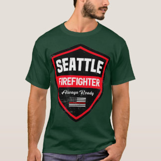 Seattle Fire Rescue Firefighter First Responder T-Shirt