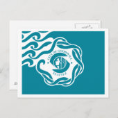 Seattle Flag Postkarte (Vorne/Hinten)