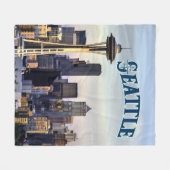 Seattle-Fleece-Decke Fleecedecke (Vorderseite (Horizontal))