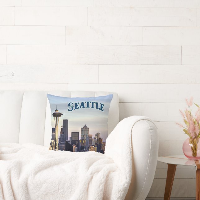Seattle-Fleece-Decke Kissen (Liege)
