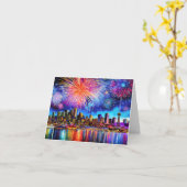 Seattle Folgekarte Grußkarte Karte (Gelbe Blume)