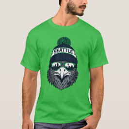 Seattle Football Hawk-Shirt | Offizielles Team-Fan T-Shirt