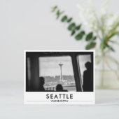 Seattle Foto Space Needle von der Fähre Postkarte (Stehend Vorderseite)