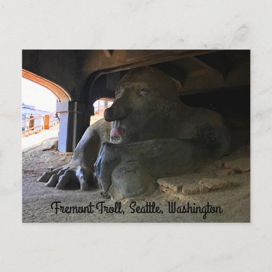 Seattle Fremont Troll #2 Postcard Postkarte (Vorderseite)