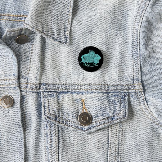 Seattle Fremont Troll Button (Beispiel)