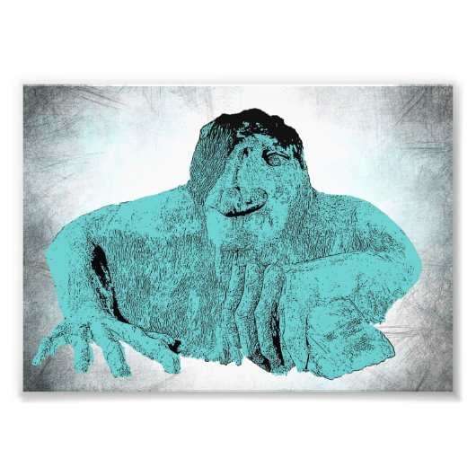 Seattle Fremont Troll Foto Print (in verschiedenen (Vorne)