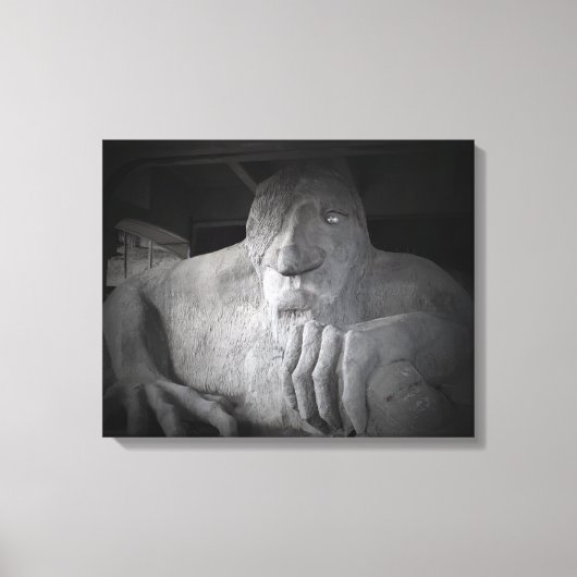 Seattle Fremont Troll Leinwand (in verschiedenen G (Vorderseite)