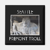 Seattle Fremont Troll Magnet (Vorne)