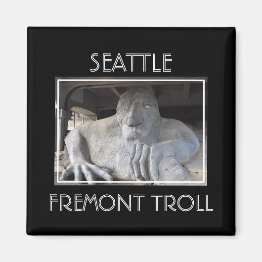 Seattle Fremont Troll Magnet (Vorne)