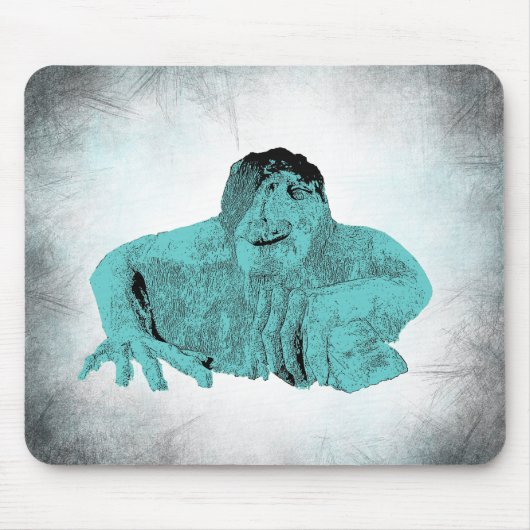 Seattle Fremont Troll Mousepad (Vorne)