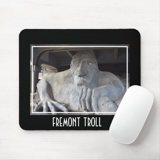 Seattle Fremont Troll Mousepad (Mit Mouse)