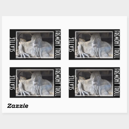 Seattle Fremont Troll Sticker (Blatt)