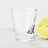 Seattle Gastgeschenk Hochzeit Personalisiert Cheer Schnapsglas (Links)