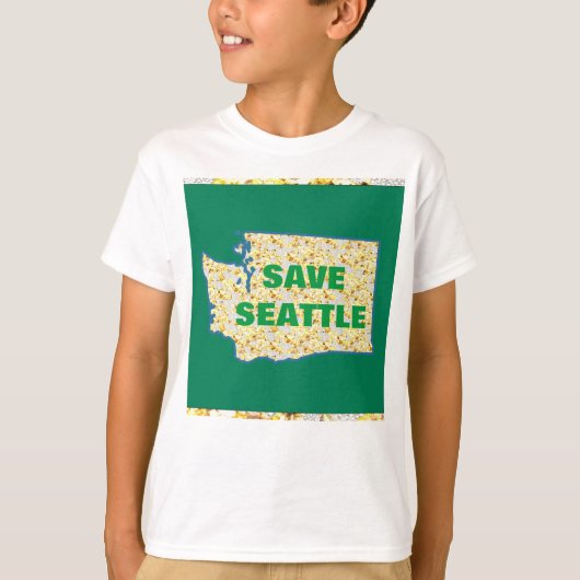SEATTLE gerettet T-Shirt (Vorderseite)