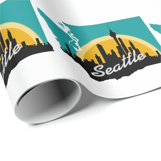 Seattle Geschenkpapier (Rolleneckpunkt)