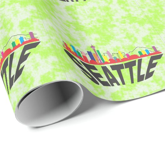 Seattle Geschenkpapier (Rolleneckpunkt)