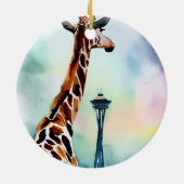 Seattle Giraffe Ornament (Hinten)