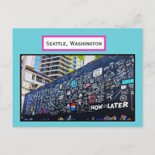 Seattle Graffiti Postcard Postkarte