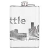Seattle Graphic Flachmann (Rückseite)