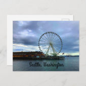 Seattle Great Wheel #2 Postcard Postkarte (Vorne/Hinten)