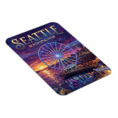 Seattle Great Wheel USA Magnet (Rechte Seite)