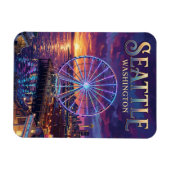 Seattle Great Wheel USA Magnet (Horizontal)