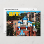 Seattle Greece Church Postcard Postkarte (Vorne/Hinten)