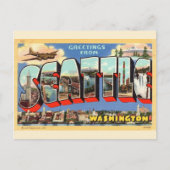 Seattle Greeting Postkarte (Vorderseite)