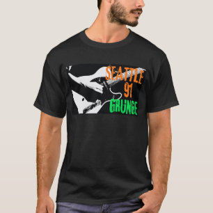 Seattle Grunge 1991 Music Vibe T-Shirt