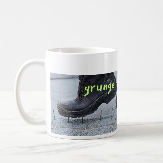 Seattle Grunge Music 1991 Kaffeetasse (Links)