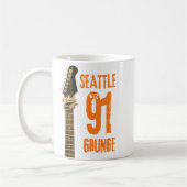 Seattle Grunge Music 1991 Kaffeetasse (Links)