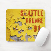 Seattle Grunge Music 1991 Mousepad (Mit Mouse)