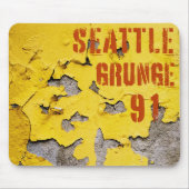 Seattle Grunge Music 1991 Mousepad (Vorne)