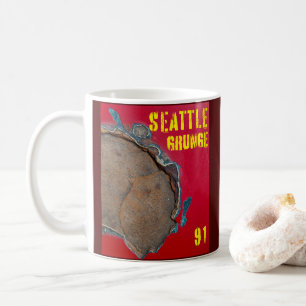 Seattle Grunge-Musik 1991 Kaffeetasse